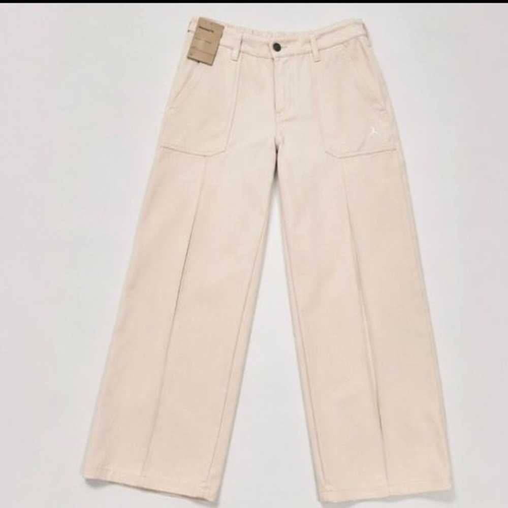 Jordan Flight Women's Standard Fit Wide-Leg Canvas Pants